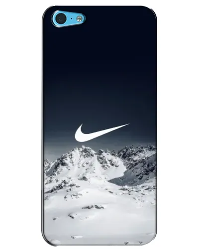 Чехол для iPhone 5c с картинкой «Nike — зимние горы» Чехол для iPhone 5c с картинкой «Nike — зимние горы»