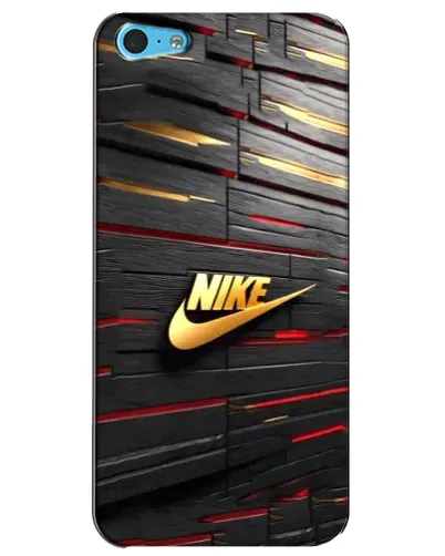 Чехол для iPhone 5c с картинкой «Золотой Nike на металле» Чехол для iPhone 5c с картинкой «Золотой Nike на металле»