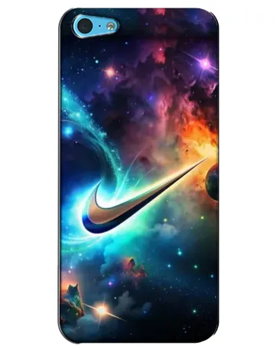 Чехол для iPhone 5c с картинкой «Космический Nike Swoosh» Чехол для iPhone 5c с картинкой «Космический Nike Swoosh»