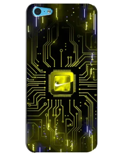 Чехол для iPhone 5c с картинкой «Nike — золотая искра» Чехол для iPhone 5c с картинкой «Nike — золотая искра»