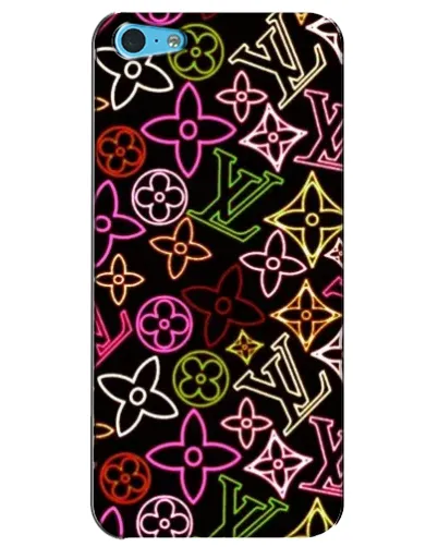 Чохол для iPhone 5c з картинкою «Неоновий мікс Nike»