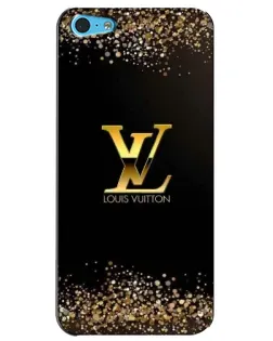Чохол для iPhone 5c з картинкою «LV — золоті іскри» Чохол для iPhone 5c з картинкою «LV — золоті іскри»