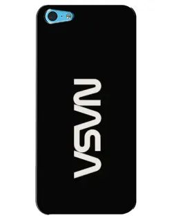 Чохол для iPhone 5c з картинкою «NASA — вертикальний логотип»