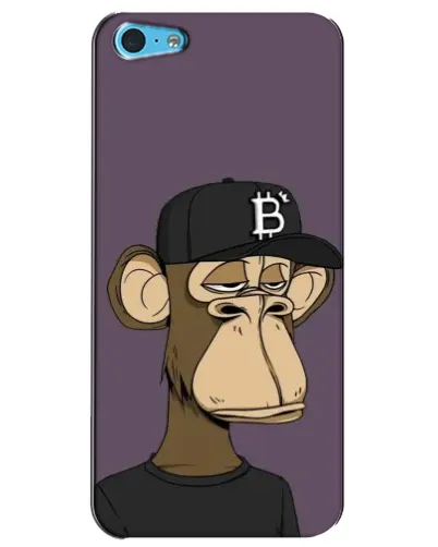 Чехол для iPhone 5c с картинкой «Bored Ape в кепке»
