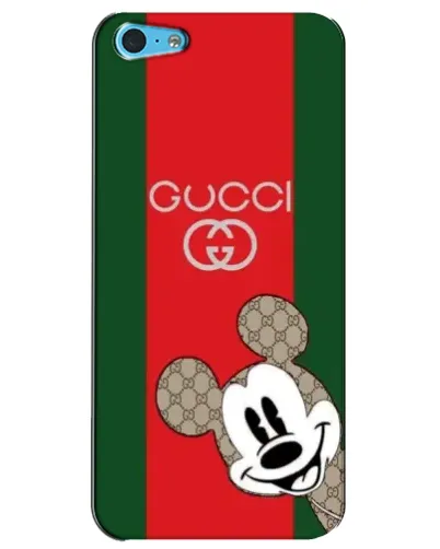 Чохол для iPhone 5c з картинкою «Gucci — смуги та Міккі»