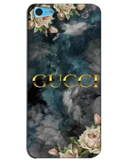 Чехол для iPhone 5c с картинкой «Абстрактные цветы Gucci»