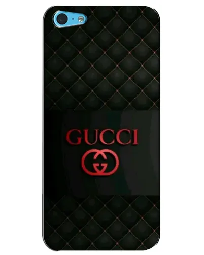 Чохол для iPhone 5c з картинкою «Gucci — стьобаний чорний»
