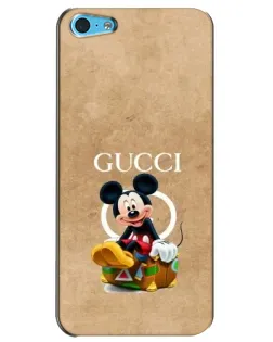 Чехол для iPhone 5c с картинкой «Микки Маус Gucci — крафт»