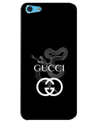 Чохол для iPhone 5c з картинкою «Gucci — срібна змія»