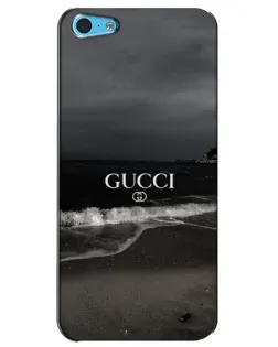 Чехол для iPhone 5c с картинкой «Gucci — морской прибой»