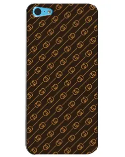Чехол для iPhone 5c с картинкой «Gucci — золотые диагонали»