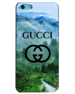 Чехол для iPhone 5c с картинкой «Gucci — горный пейзаж»