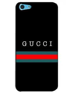 Чехол для iPhone 5c с картинкой «Gucci — красный пояс»