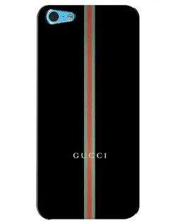 Чехол для iPhone 5c с картинкой «Gucci — строгая линия»