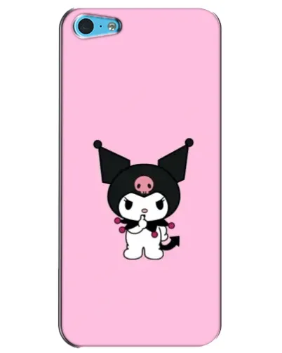 Чохол для iPhone 5c з картинкою «Kuromi — рожева ніжність»