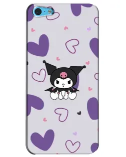 Чохол для iPhone 5c з картинкою «Kuromi та лавандові серця» Чохол для iPhone 5c з картинкою «Kuromi та лавандові серця»