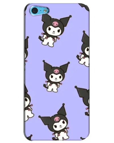 Чохол для iPhone 5c з картинкою «Паттерн з Kuromi»