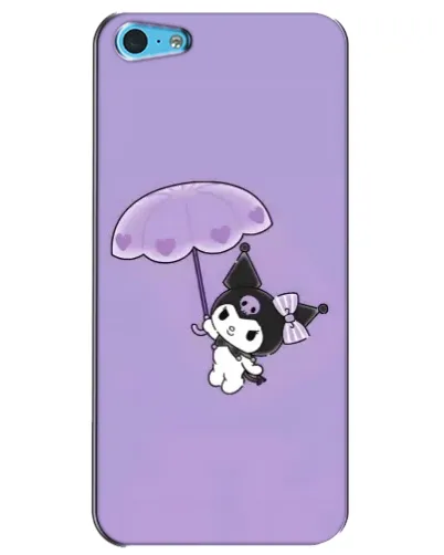 Чохол для iPhone 5c з картинкою «Kuromi з парасолькою»