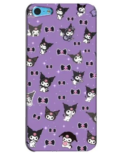 Чохол для iPhone 5c з картинкою «Kuromi — патерн»