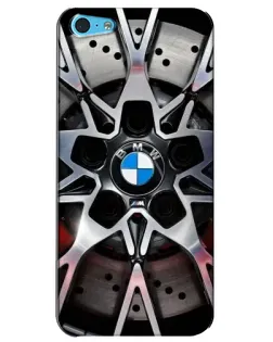 Чехол для iPhone 5c с картинкой «BMW — деталь диска»