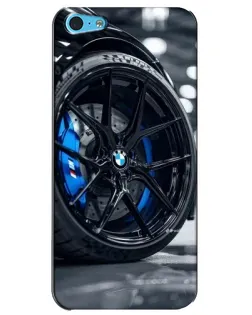 Чехол для iPhone 5c с картинкой «Колесо BMW вблизи» Чехол для iPhone 5c с картинкой «Колесо BMW вблизи»