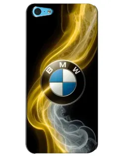 Чехол для iPhone 5c с картинкой «Золотистый дым BMW» Чехол для iPhone 5c с картинкой «Золотистый дым BMW»
