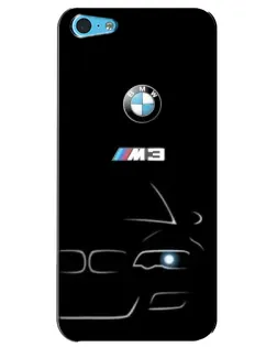 Чехол для iPhone 5c с картинкой «Минималистичный принт BMW M3» Чехол для iPhone 5c с картинкой «Минималистичный принт BMW M3»