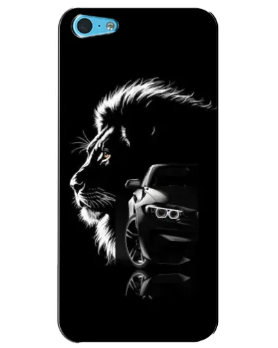 Чехол для iPhone 5c с картинкой «BMW и лев»