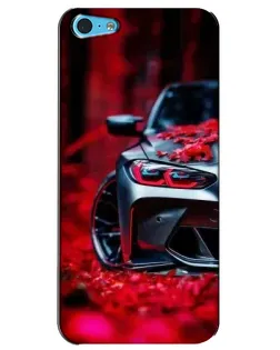 Чехол для iPhone 5c с картинкой «Спортивная BMW и цветы» Чехол для iPhone 5c с картинкой «Спортивная BMW и цветы»
