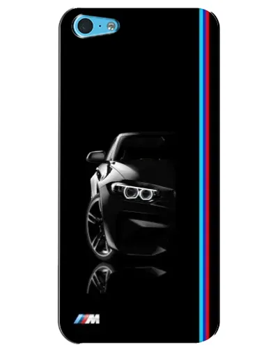 Чехол для iPhone 5c с картинкой «Силуэт BMW в темноте»
