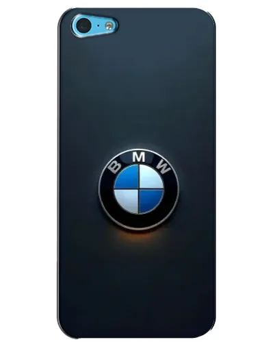 Чехол для iPhone 5c с картинкой «Логотип BMW — минимализм»