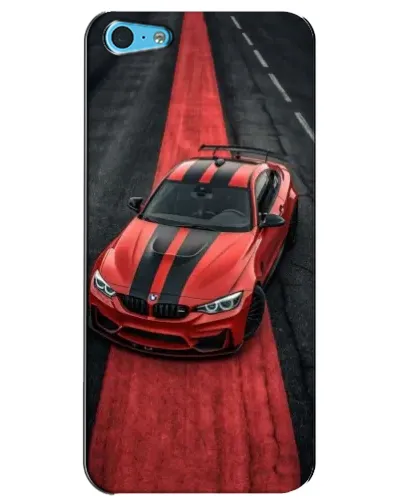 Чехол для iPhone 5c с картинкой «BMW на красной дорожке»