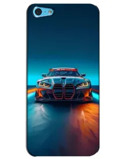 Чехол для iPhone 5c с картинкой «BMW — огни неона» Чехол для iPhone 5c с картинкой «BMW — огни неона»