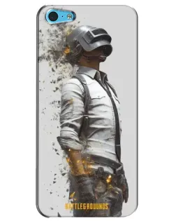 Чехол для iPhone 5c с картинкой «PUBG — боец в пыли»