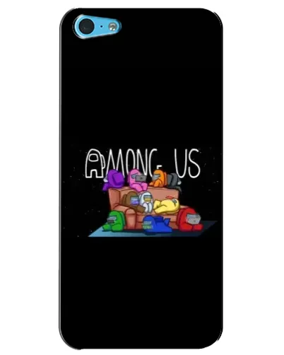 Чехол для iPhone 5c с картинкой «Логотип Among Us» Чехол для iPhone 5c с картинкой «Логотип Among Us»