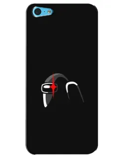 Чехол для iPhone 5c с картинкой «Among Us шлем»