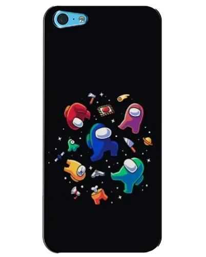 Чехол для iPhone 5c с картинкой «Among Us космос» Чехол для iPhone 5c с картинкой «Among Us космос»