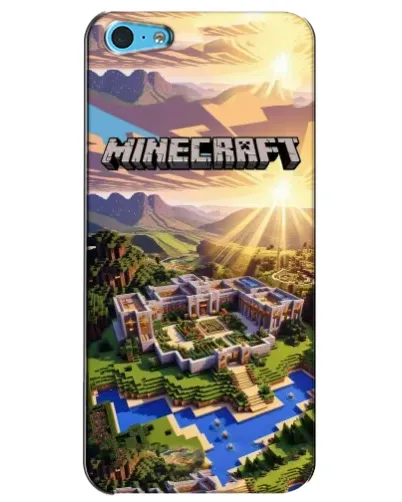 Чехол для iPhone 5c с картинкой «Minecraft панорама» Чехол для iPhone 5c с картинкой «Minecraft панорама»
