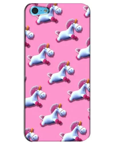 Чехол для iPhone 5c с картинкой «Единороги на розовом»