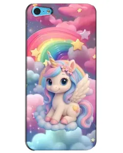 Чехол для iPhone 5c с картинкой «Маленький единорог»