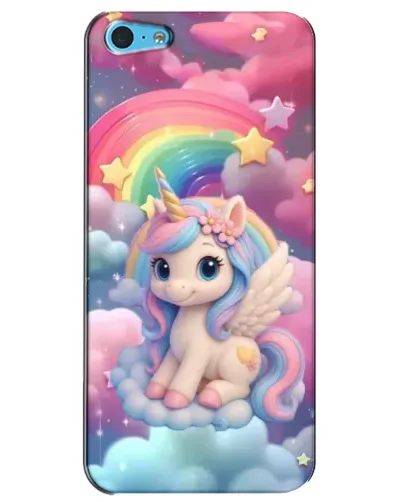 Чехол для iPhone 5c с картинкой «Маленький единорог»