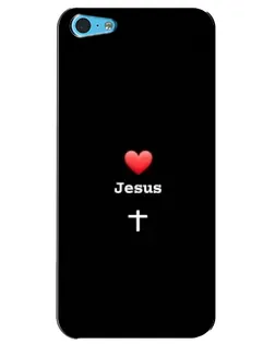 Чохол для iPhone 5c з картинкою «Серце - Jesus» Чохол для iPhone 5c з картинкою «Серце - Jesus»