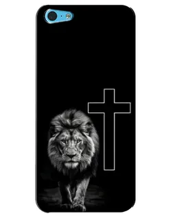 Чохол для iPhone 5c з картинкою «Лев та Хрест» Чохол для iPhone 5c з картинкою «Лев та Хрест»