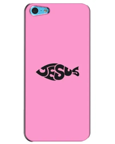 Чохол для iPhone 5c з картинкою «Рожевий символ Jesus» Чохол для iPhone 5c з картинкою «Рожевий символ Jesus»