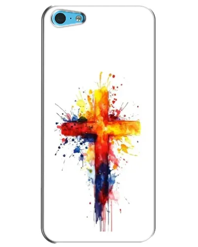 Чохол для iPhone 5c з картинкою «Акварельний хрест» Чохол для iPhone 5c з картинкою «Акварельний хрест»