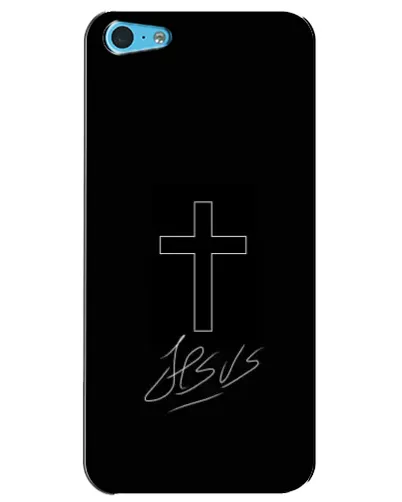 Чехол для iPhone 5c с картинкой «Графический крест Jesus» Чехол для iPhone 5c с картинкой «Графический крест Jesus»