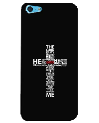 Чехол для iPhone 5c с картинкой «Текстовый крест» Чехол для iPhone 5c с картинкой «Текстовый крест»