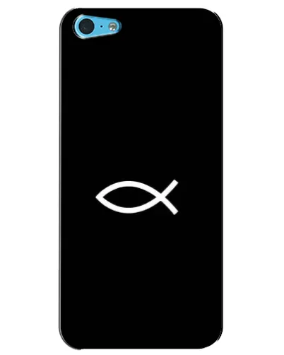 Чехол для iPhone 5c с картинкой «Символ рыбы Jesus» Чехол для iPhone 5c с картинкой «Символ рыбы Jesus»