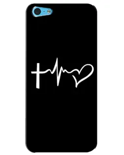 Чехол для iPhone 5c с картинкой «Пульс веры»