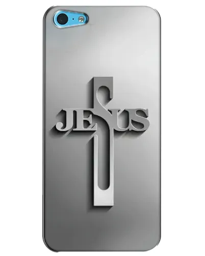 Чехол для iPhone 5c с картинкой «Металлический крест Jesus» Чехол для iPhone 5c с картинкой «Металлический крест Jesus»